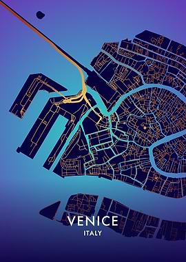 Venice City Map