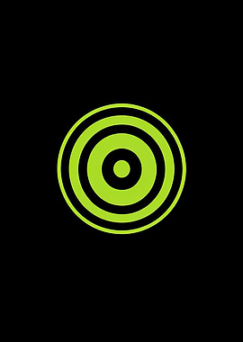 Green Target Circle