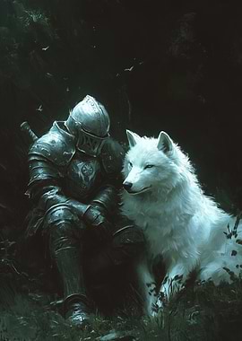Knight and Wolf