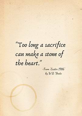 W.B. Yeats Quote