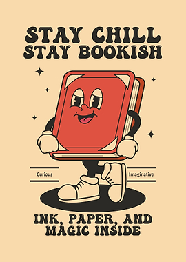 Stay Chill Stay Bookish Design