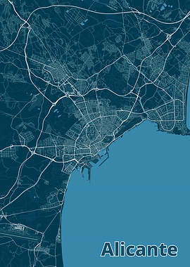 Alicante City Map