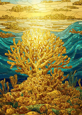 Stained Glass Coral Reef