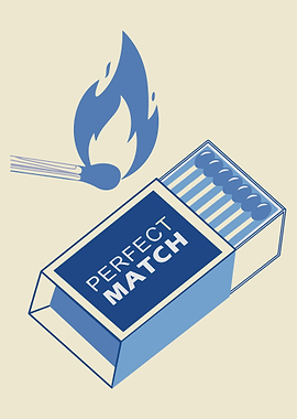 Perfect Match Illustration