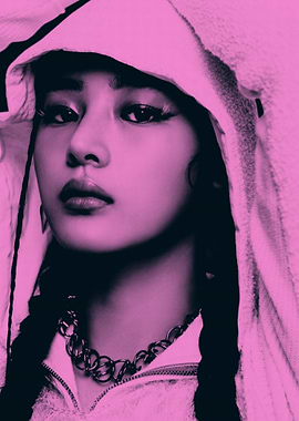 Minji NJZ Pink Portrait