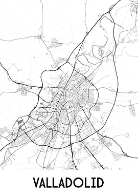 Valladolid City Map