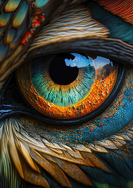 Close-up Bird Eye