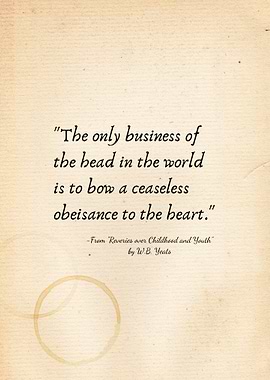 W.B. Yeats Quote