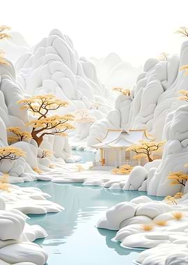 Zen Garden Landscape