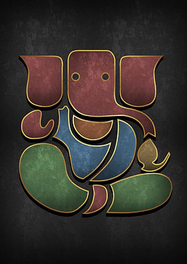 Lord Ganesh Deity Art