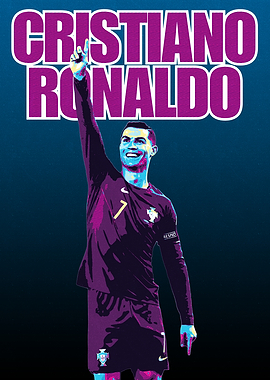 Cristiano Ronaldo Pop Art