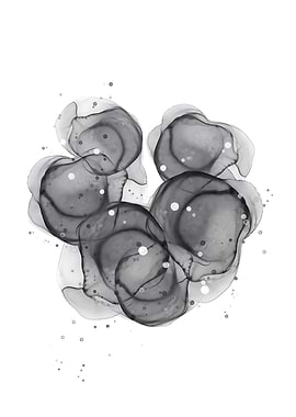 Monochrome Minimalist Ink Art