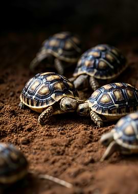 Baby Turtle Close-Up