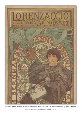 Sarah Bernhardt in Lorenzaccio Poster