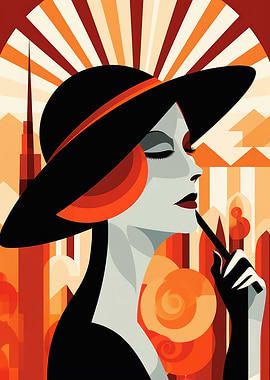 Art Deco Woman