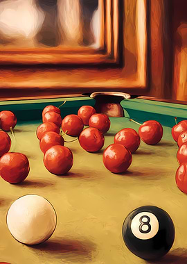 Pool Table Still Life