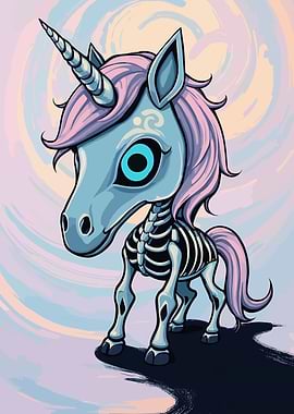 Pastel Goth Unicorn