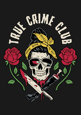 True Crime Club Skull