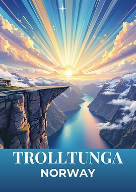 Serene Trolltunga Norway Sunrise