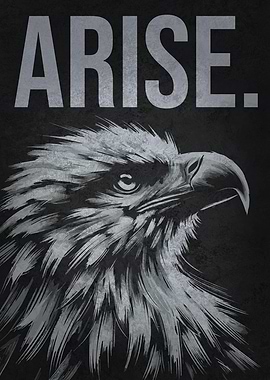 Eagle Arise - Gym, Hustle, Success, Motivational