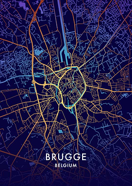 Brugge City Map
