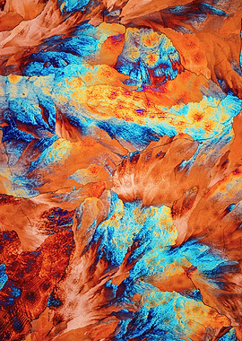 Abstract Mountainous Landscape