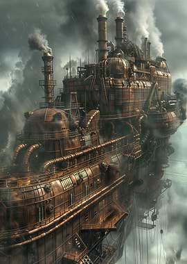 Steampunk Airship