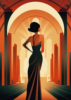 Art Deco Woman