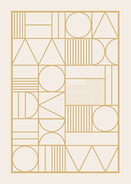 Geometric Abstract Art Print