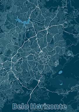 Belo Horizonte City Map