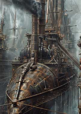 Steampunk Airship