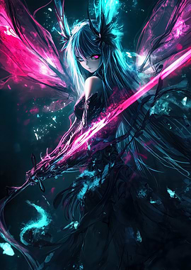 Anime Warrior with Sword