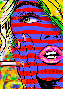 Woman with Cigarette