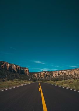 Road in Canyon in Arizona