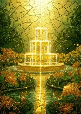 Golden Fountain Garden