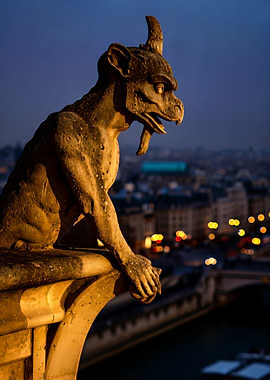 Gargoyle on Notre Dame