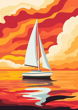 Sailboat Sunset