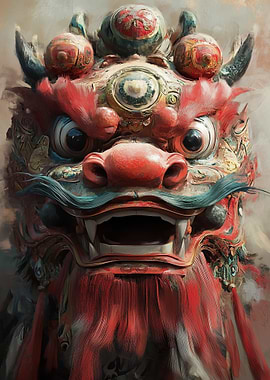 Chinese Dragon Mask