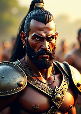 Sri Lankan Warrior Portrait