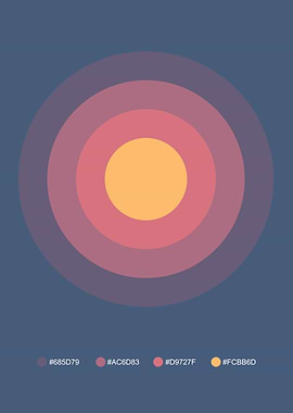 Color Palette: Sunset Hues