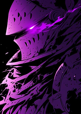 Purple Knight Illustration