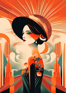 Art Deco Woman