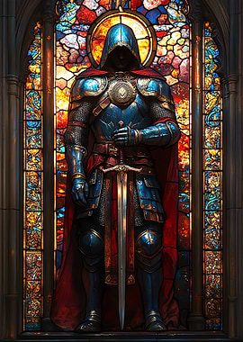 Stained Glass Knight