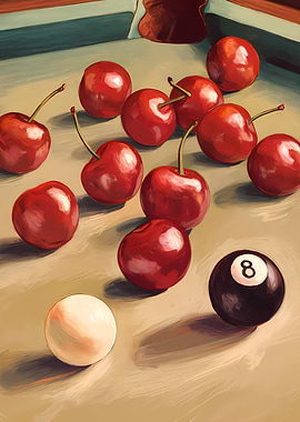 Cherries and Pool Balls