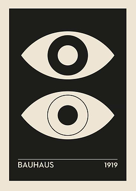 Bauhaus Eye Poster