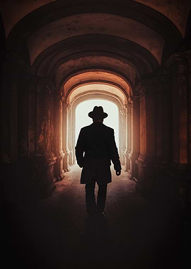 Silhouette in Archway