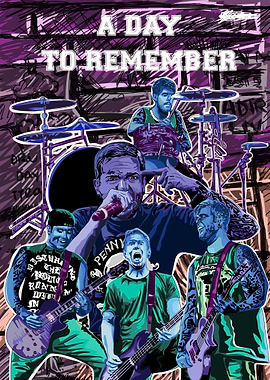 A Day to Remember Band Art