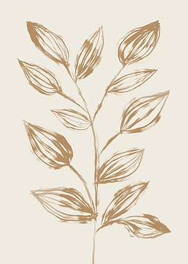 Mocha Leaf Plant Three