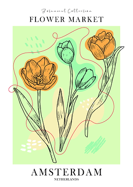 Amsterdam Flower Market