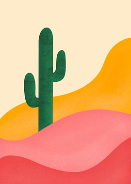 Cactus Desert Minimalist